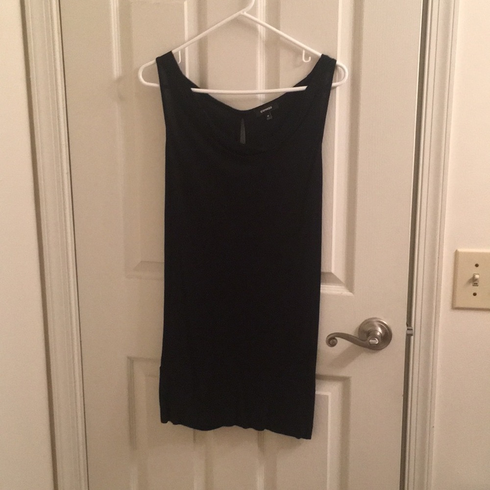 Express open back dressy top